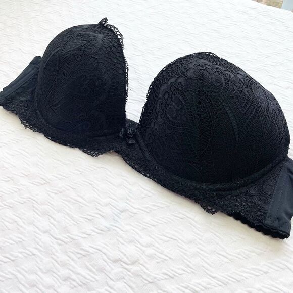 BUY 1 GET 1 FREE black strapless bra 36b - Picture 2 of 11